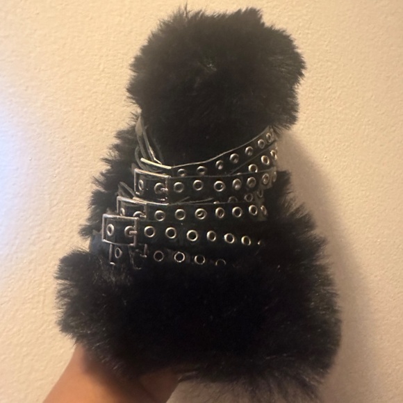 Jeffrey Campbell Fuzz Out Slide Sandal - Picture 5 of 6